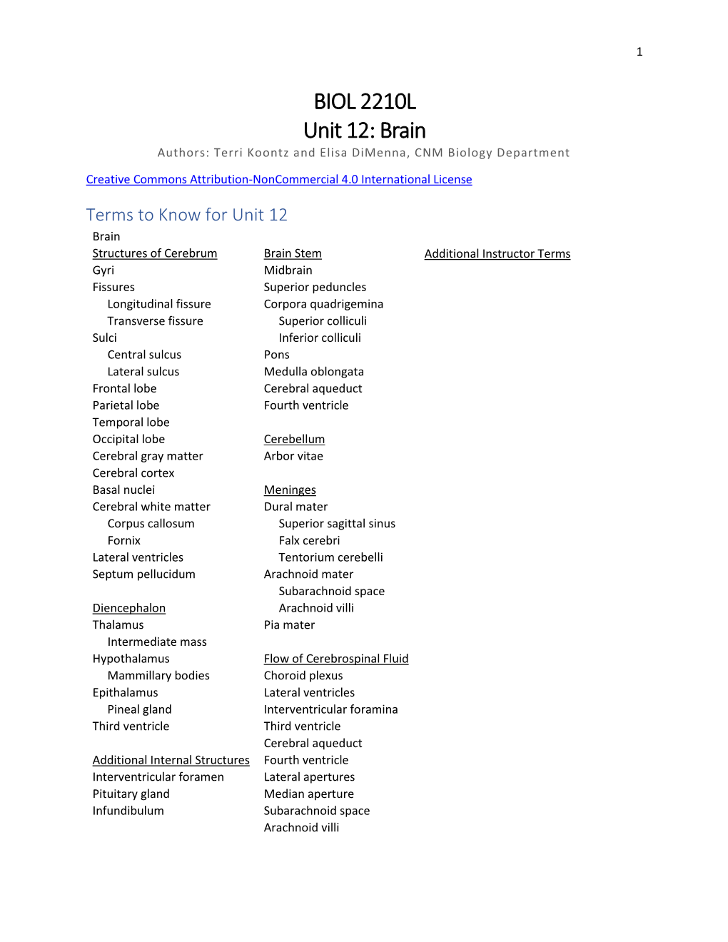 Unit 12 Brain.Pdf