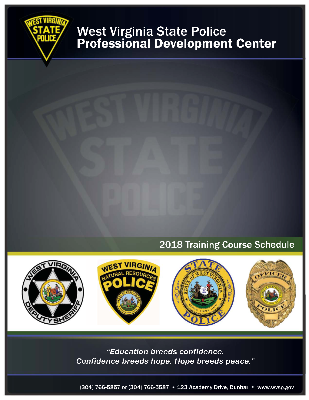 WVSP 2018 Course Catalog