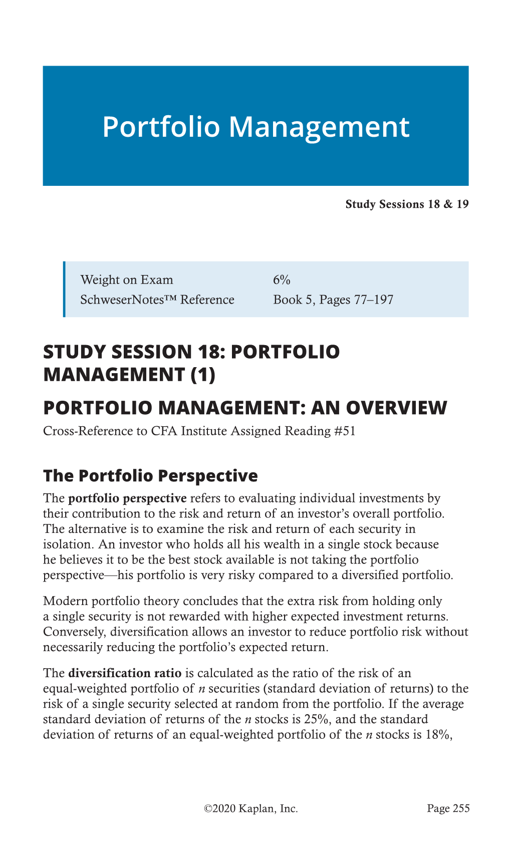 Portfolio Management