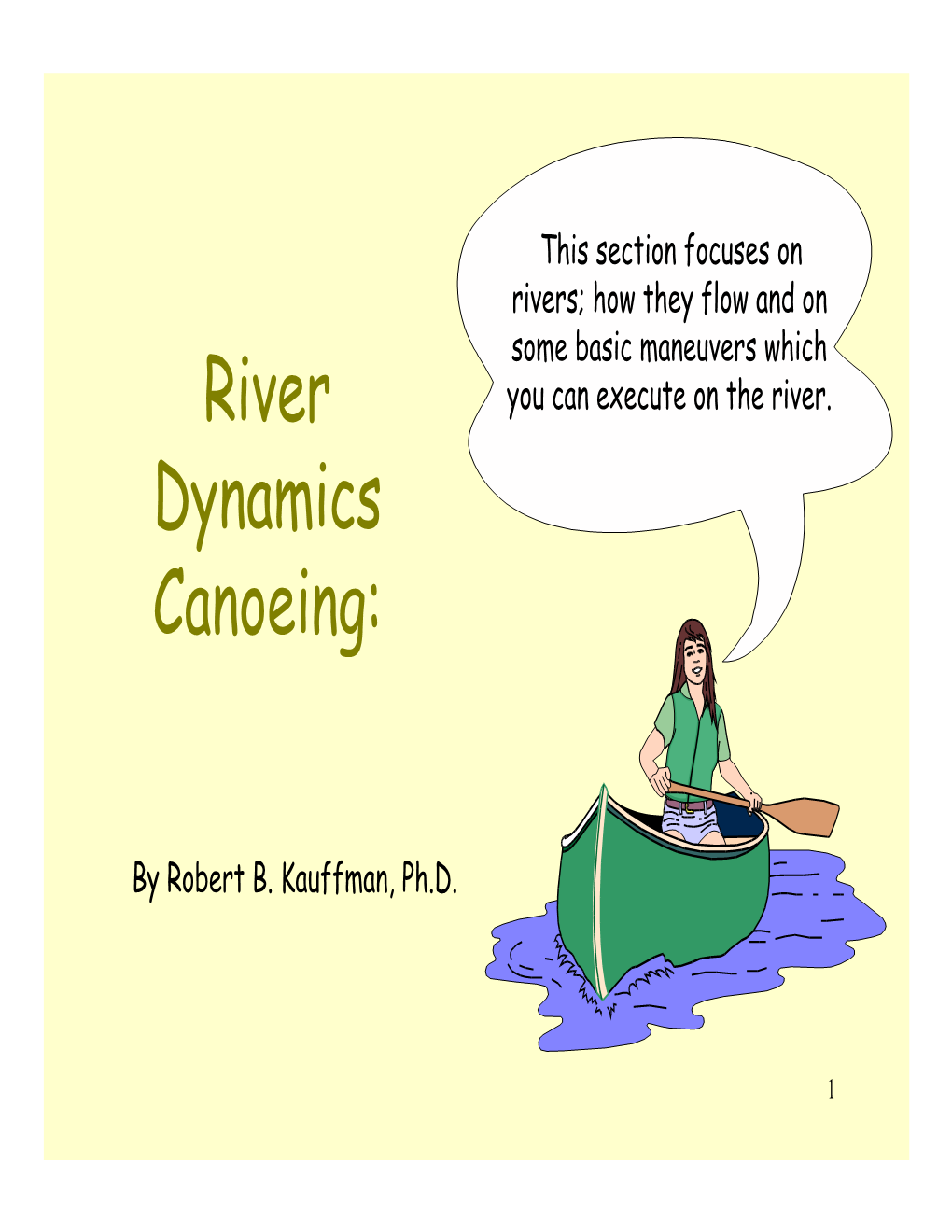 River Dynamics Canoeing