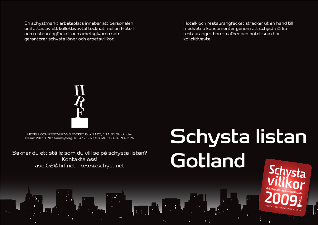 Schysta Listan Gotland