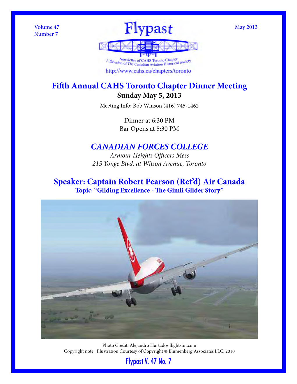 Air Canada Topic: “Gliding Excellence - the Gimli Glider Story”