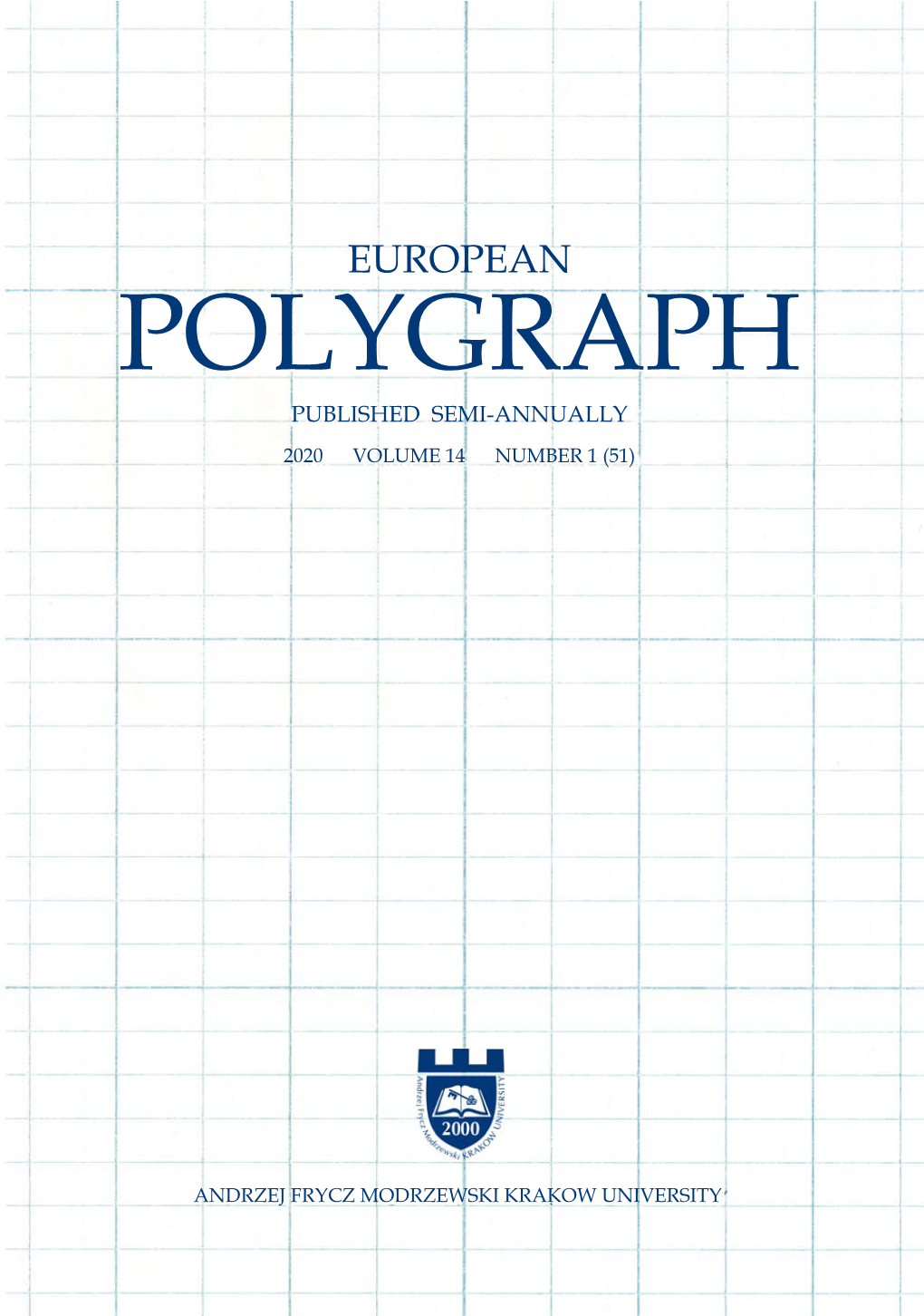 European Polygraph 2020, Volume 14, Number 1 (51)