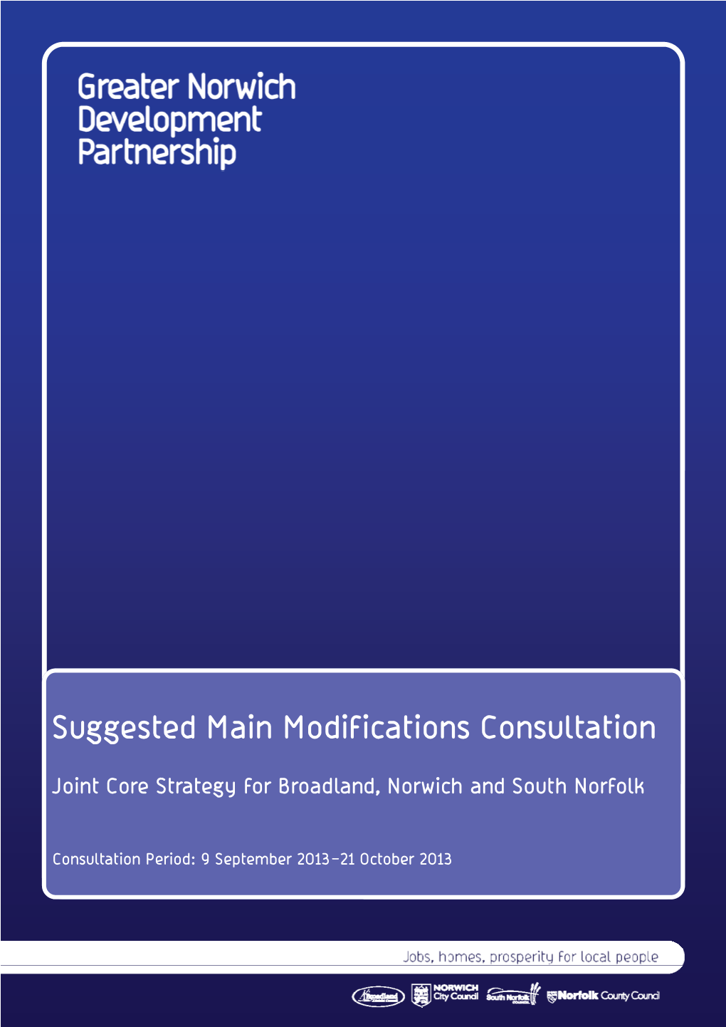 Suggested Main Modifications Consultation