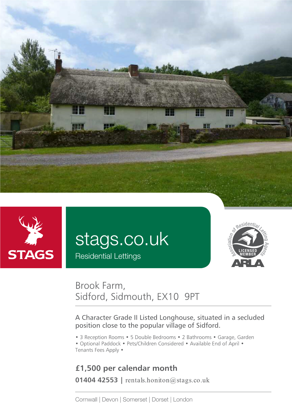 Brook Farm, Sidford, Sidmouth, EX10 9PT