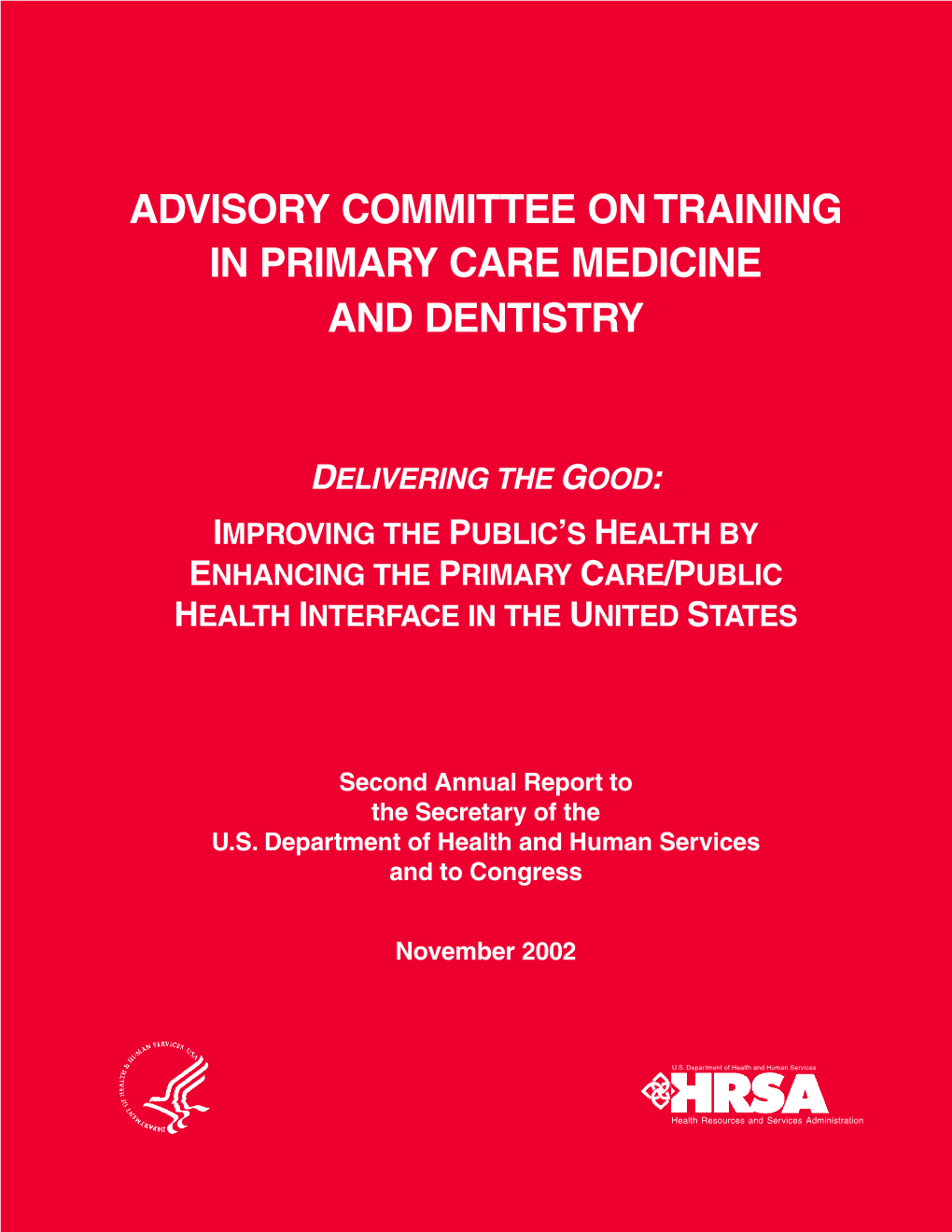 Advisory Committee . . . 2Nd Annual Report