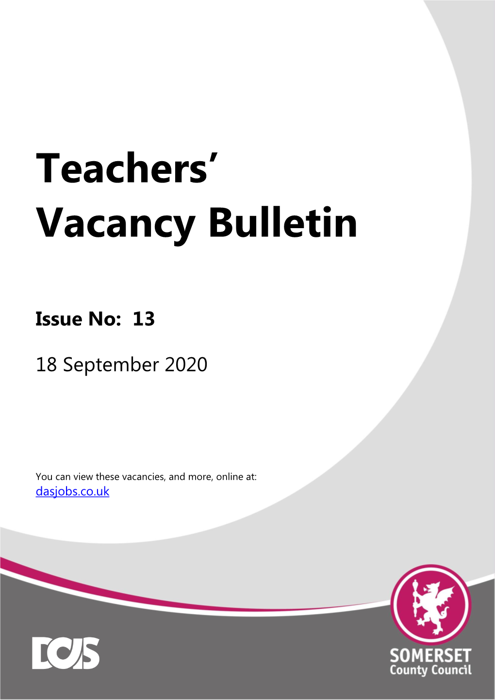 Teachers' Vacancy Bulletin