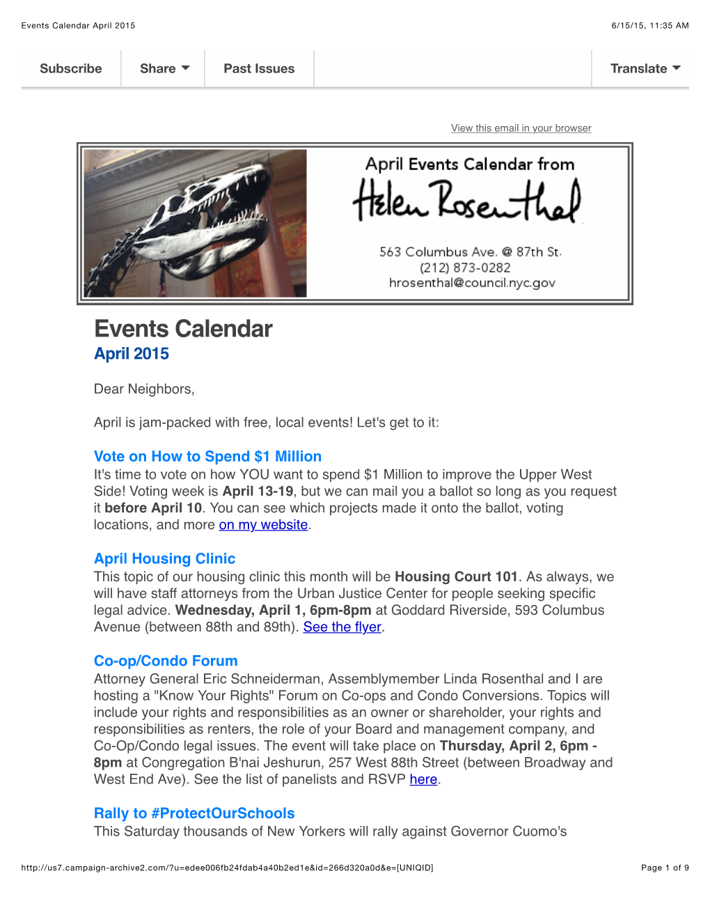 Events Calendar April 2015 6/15/15, 11:35 AM