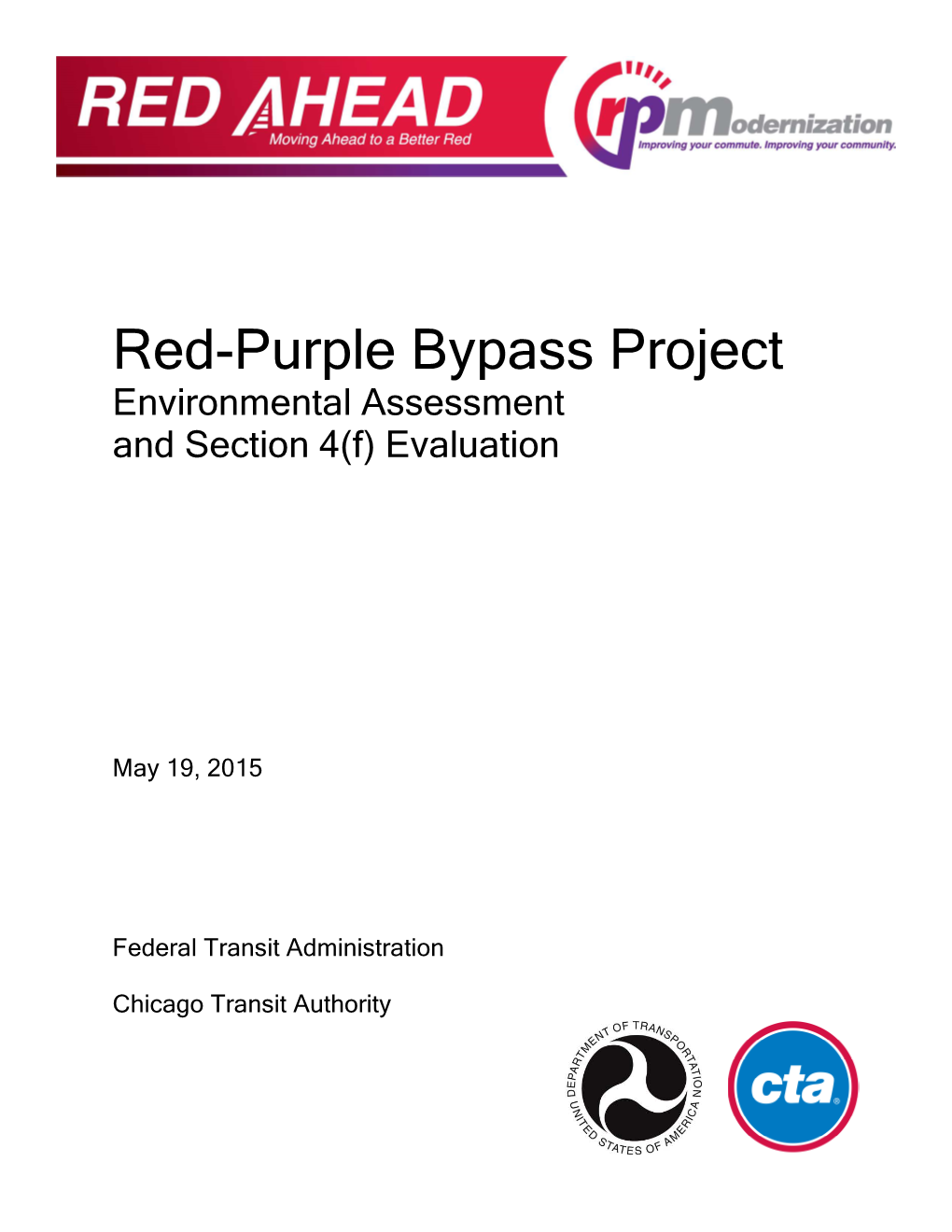 Red-Purple Bypass Project Environmental Assessment and Section 4(F) Evaluation