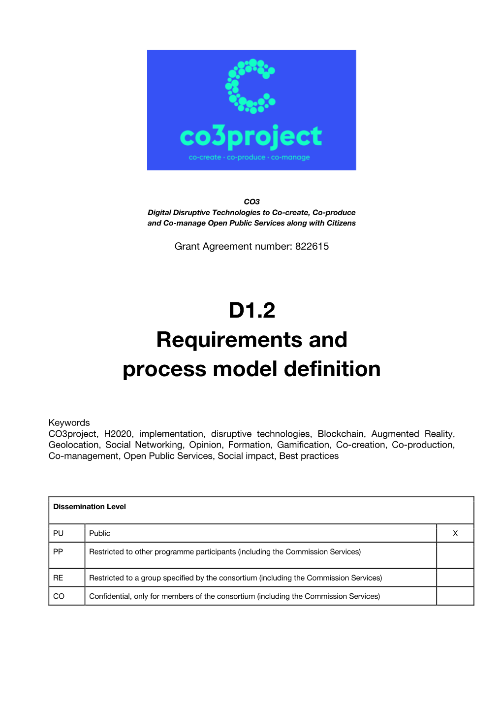 D1.2 Requirements and Process Model Definition