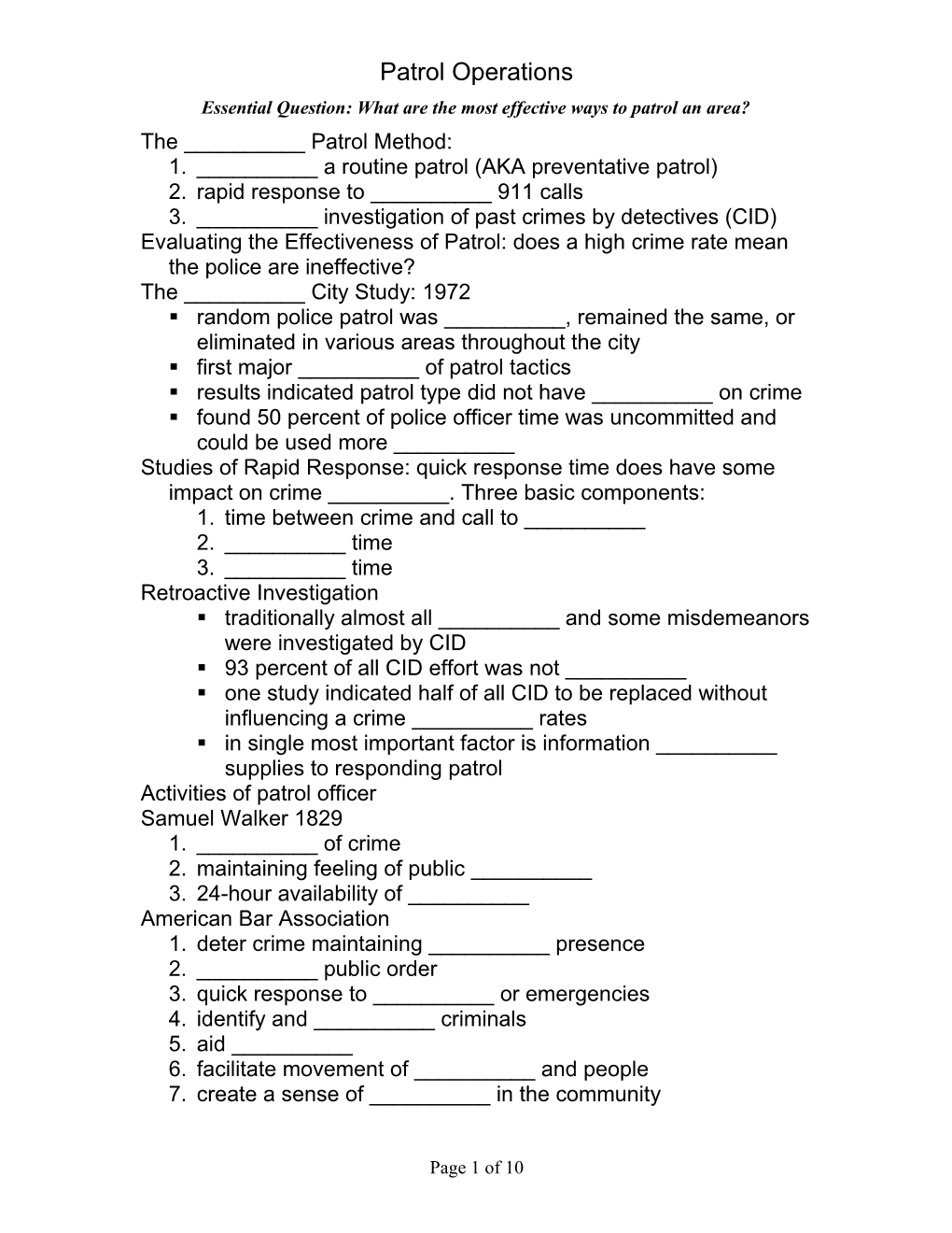 Unit Assessment As Big As a Test