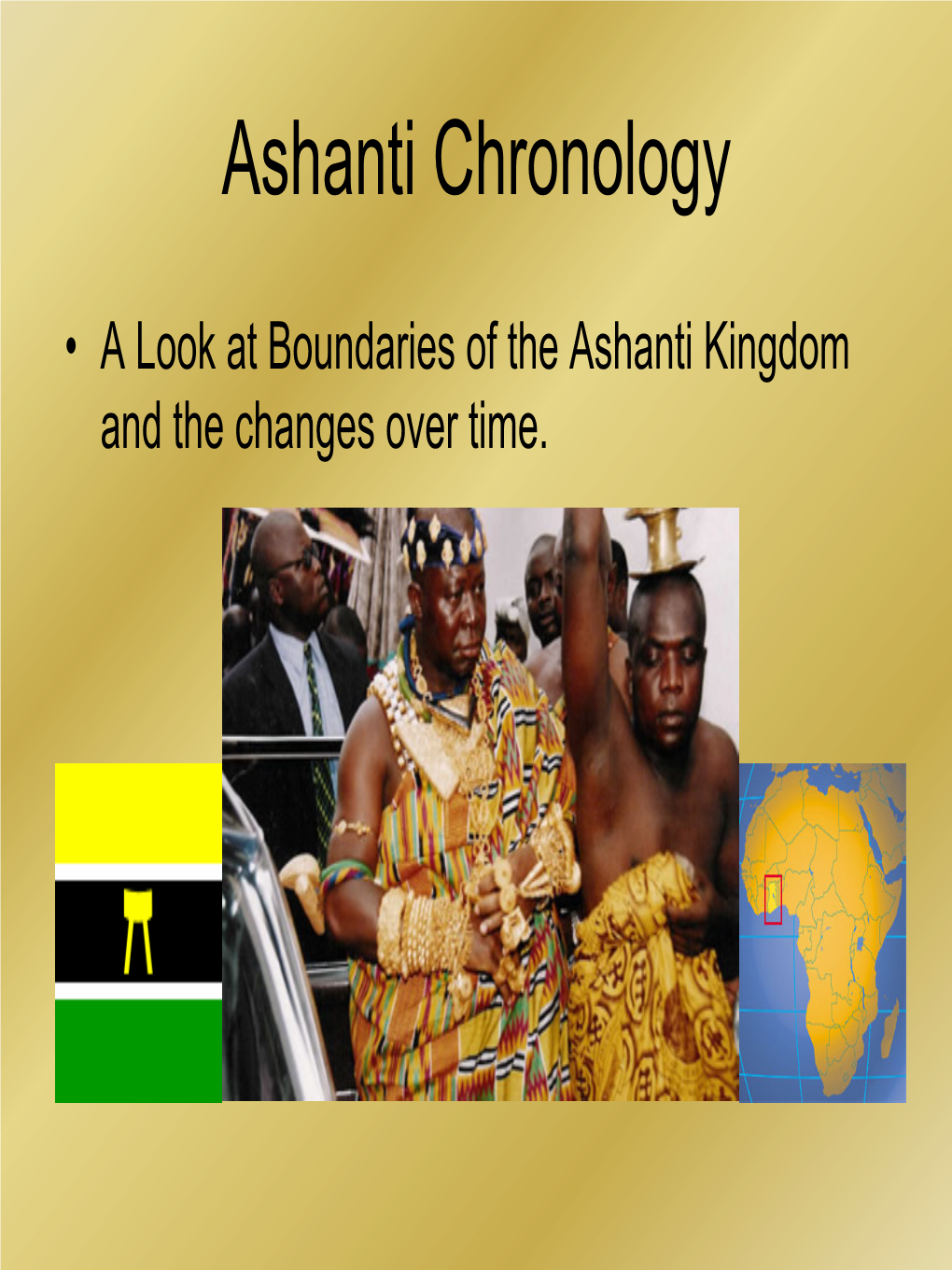 Ashanti Chronology