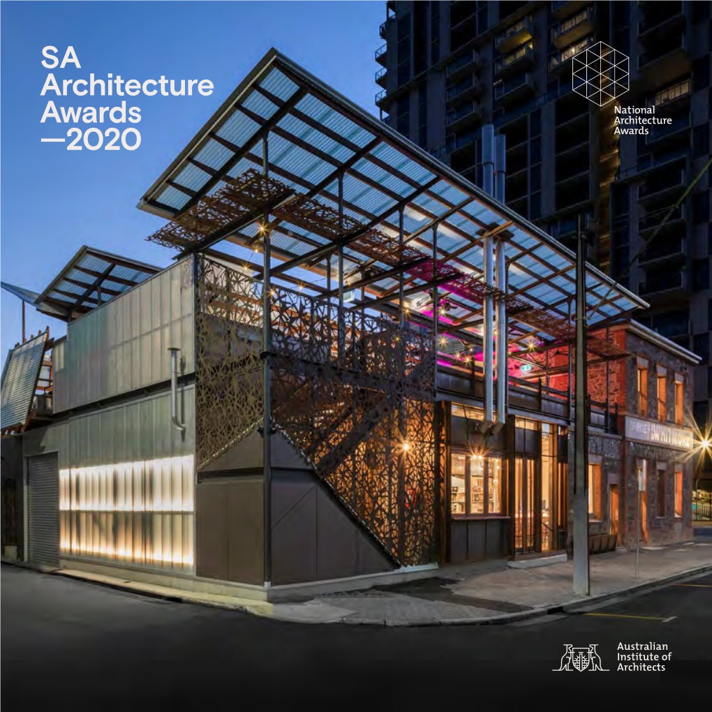 SA Architecture Awards —2020