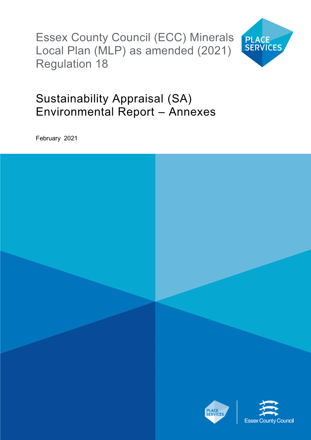 Regulation 18 Sustainability Appraisal (SA) Environmental