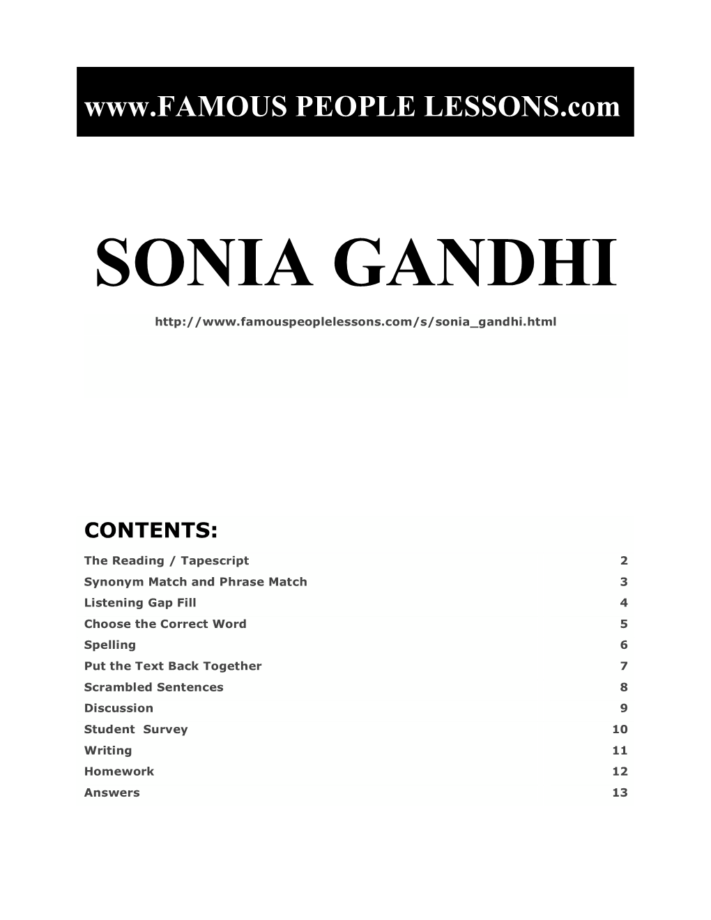 Sonia Gandhi