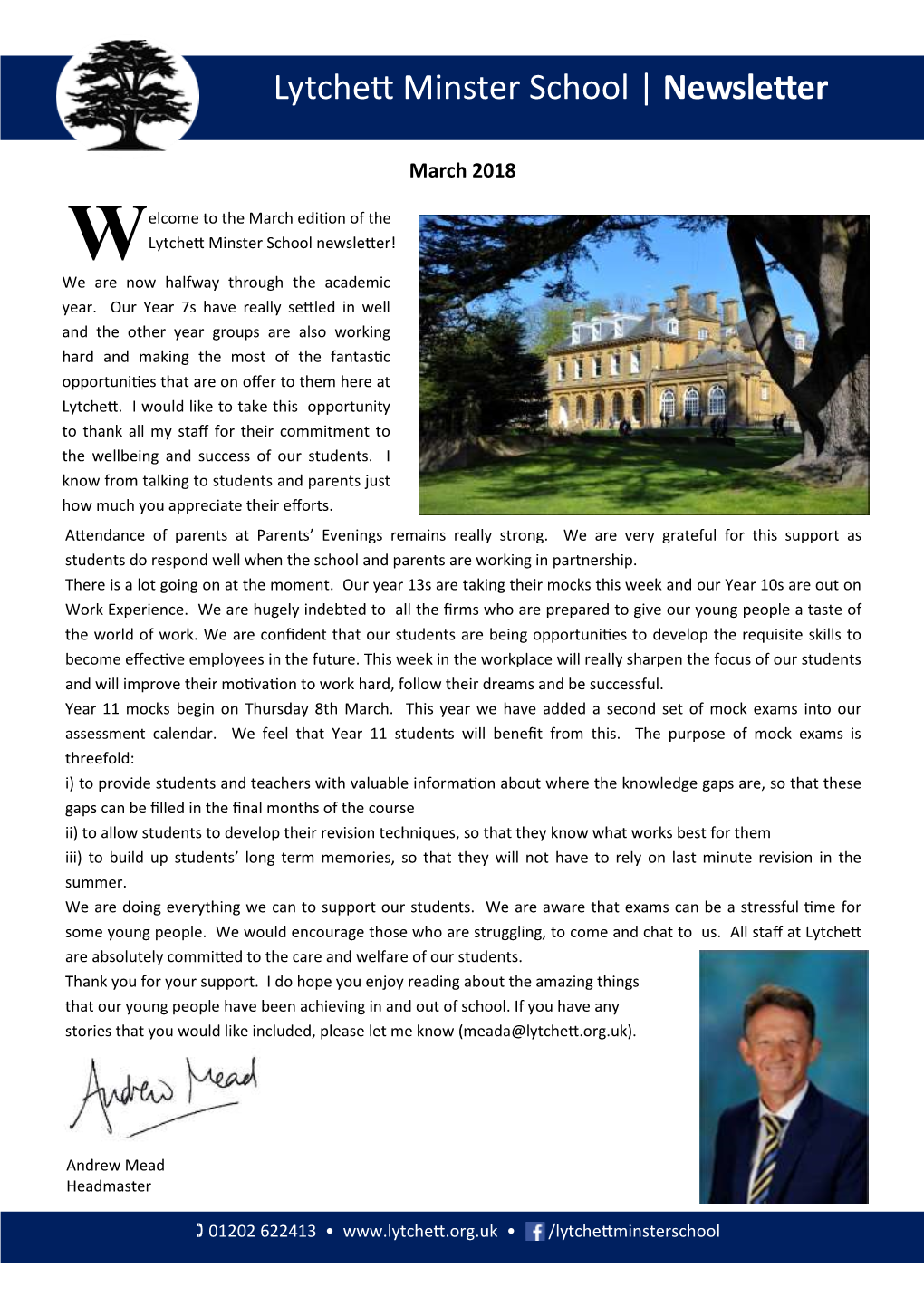 Lytchett Minster School | Newsletter