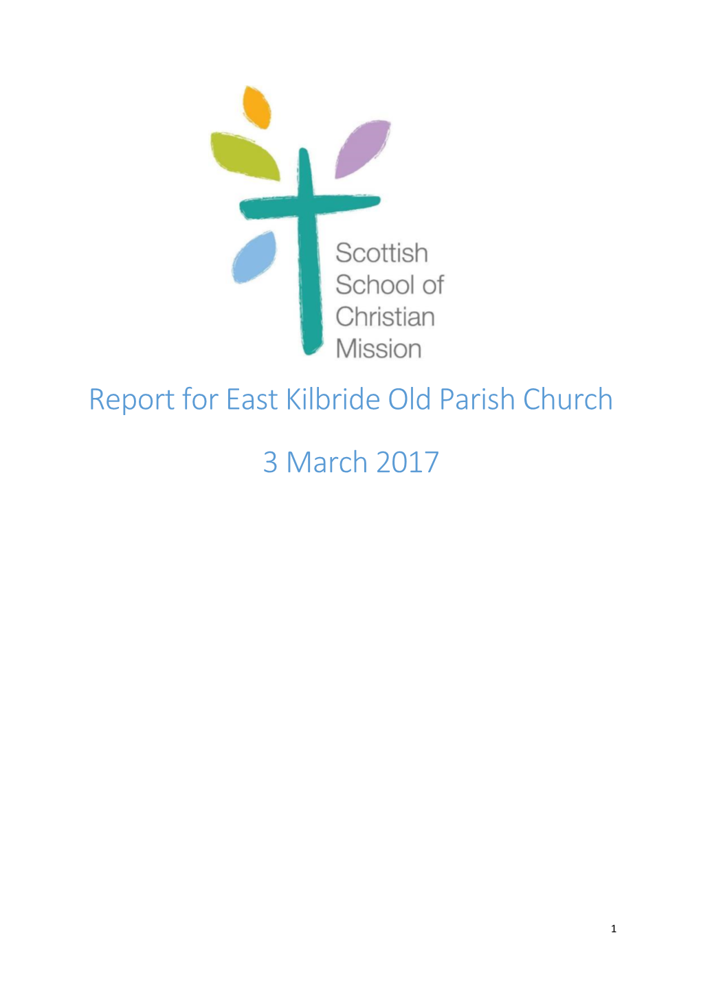 Report for East Kilbride Old Parish Church 3 March 2017