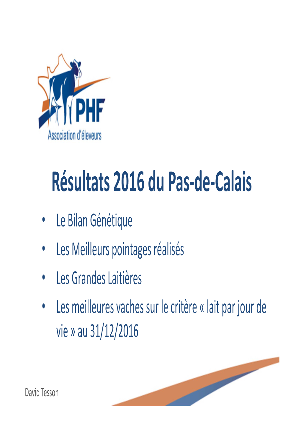 Résultats 2016 Du Pas-De-Calais