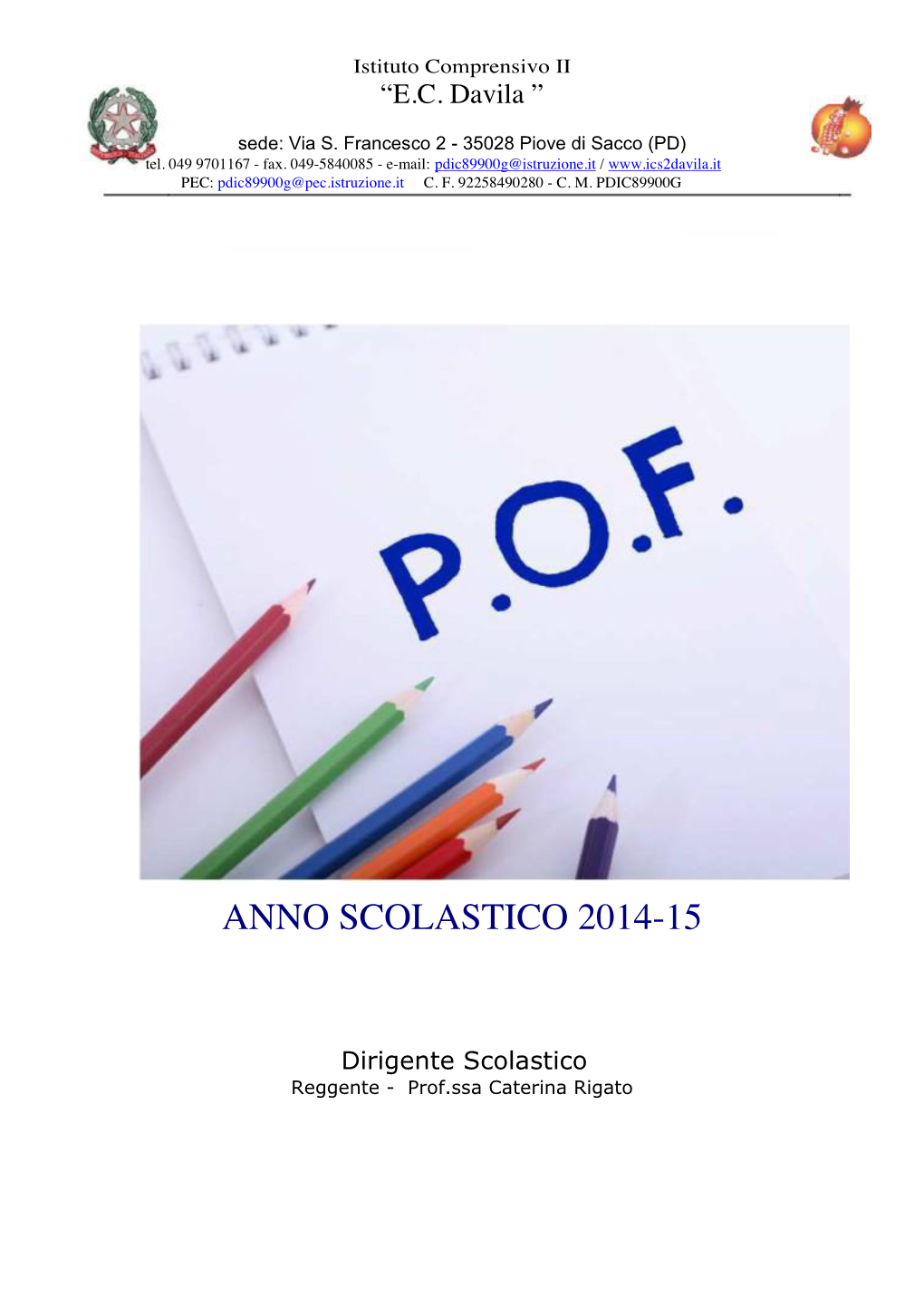 Anno Scolastico 2014-15