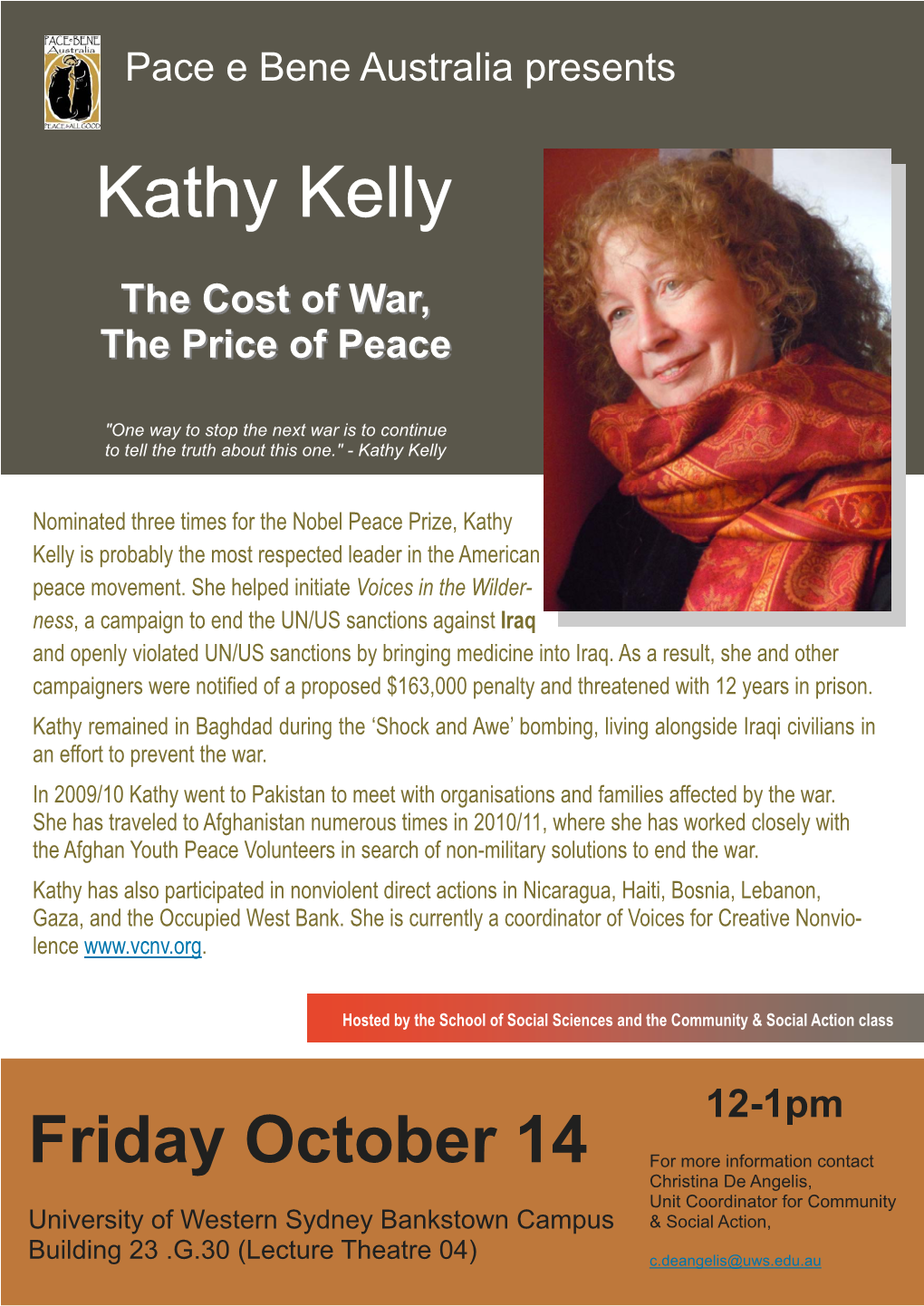 Kathy Kelly Poster.Pub