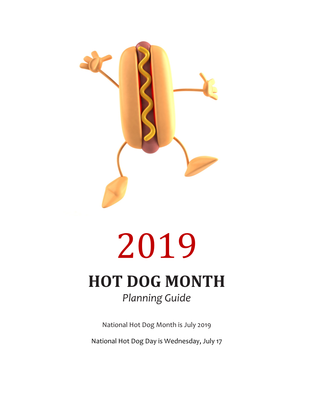 National Hot Dog Month Planning Guide [PDF]