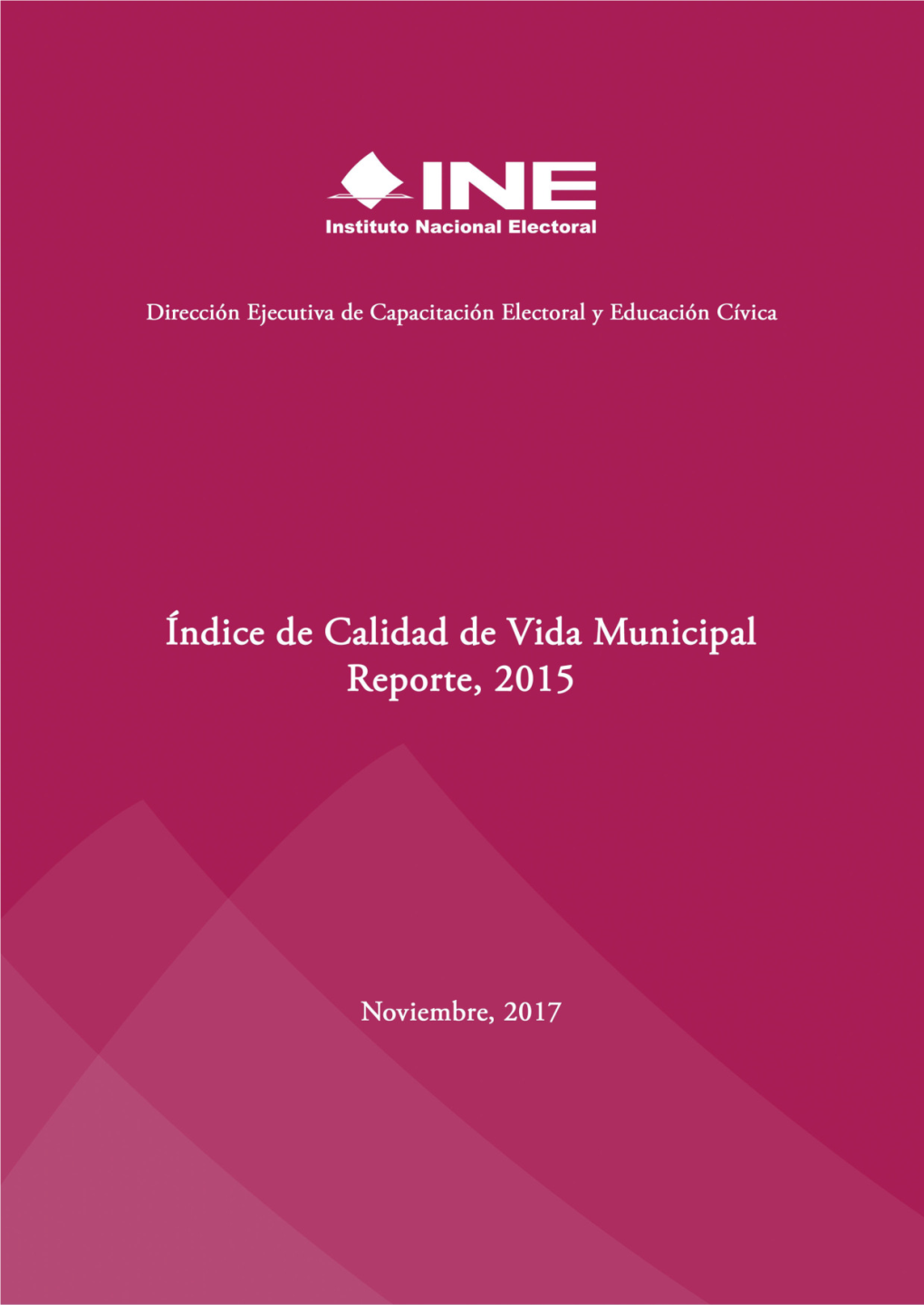 Índice De Calidad De Vida Municipal