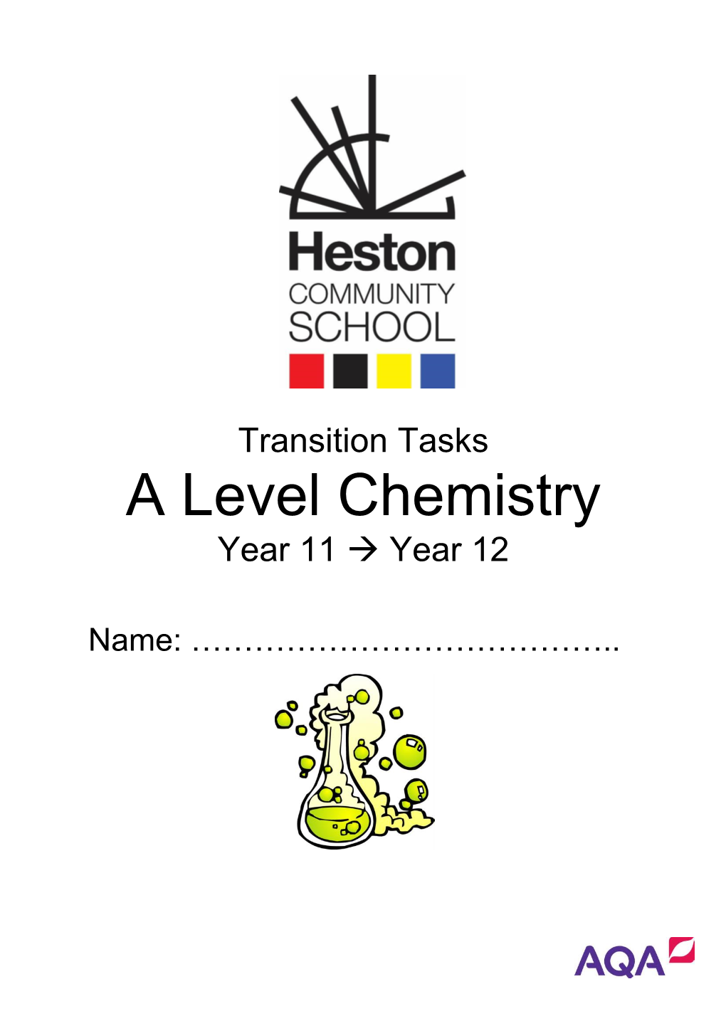 A Level Chemistry Year 11  Year 12