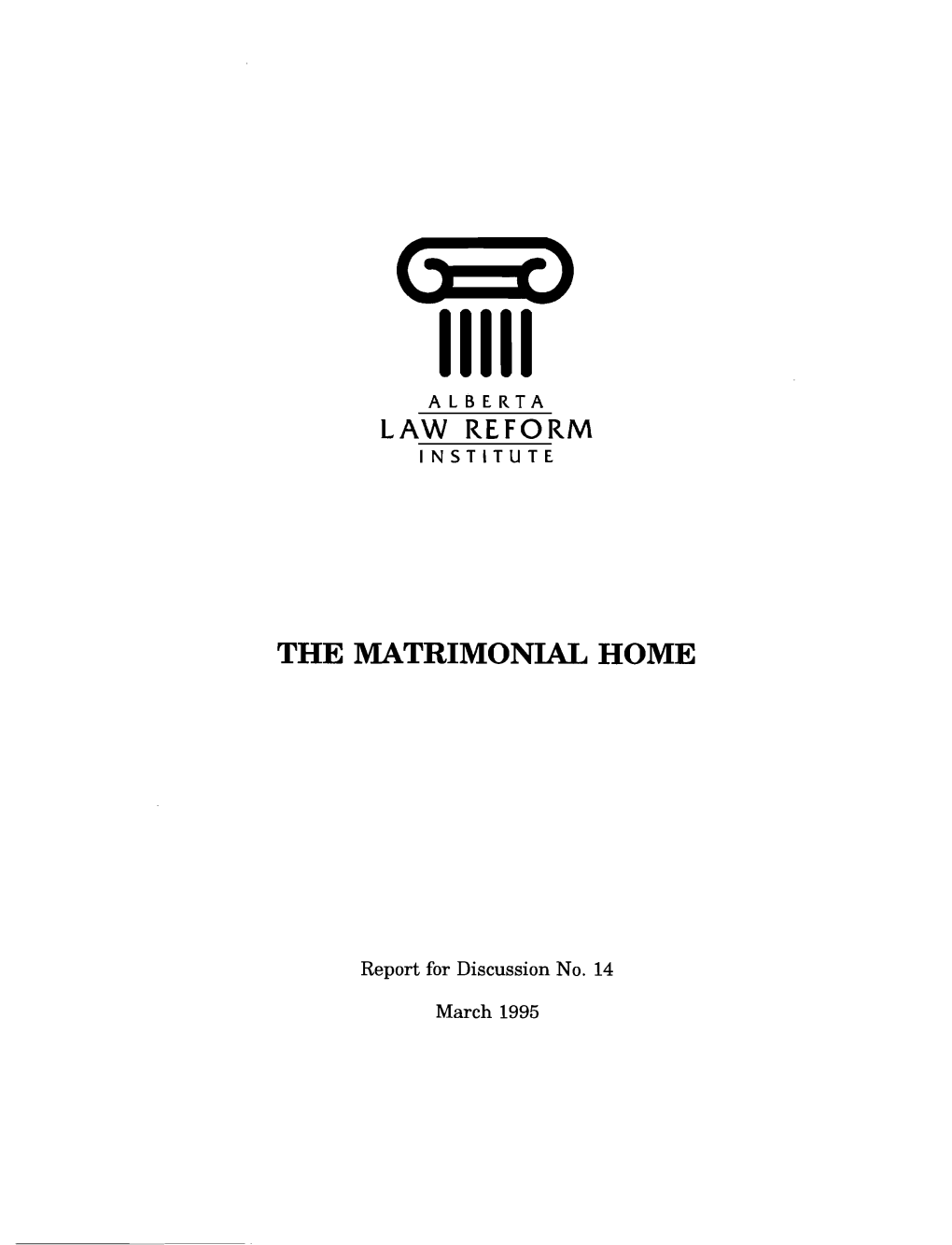 'Homestead' Under the Dower Act and 'Matrimonial Home' Under the Matrimonial Property Act Should Be Replaced by a Single Definition