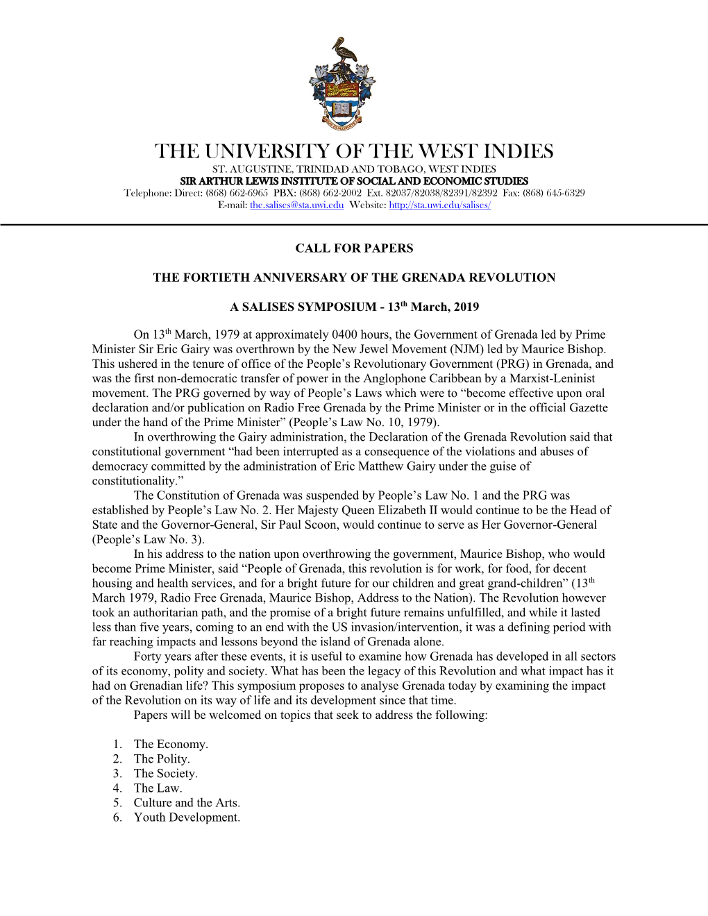 The University of the West Indies St