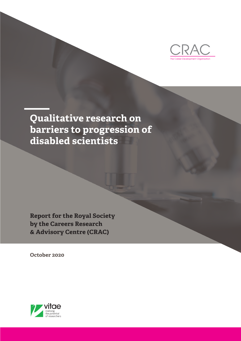 Qualitative Research on Barriers to Progression of Disabled Scientists