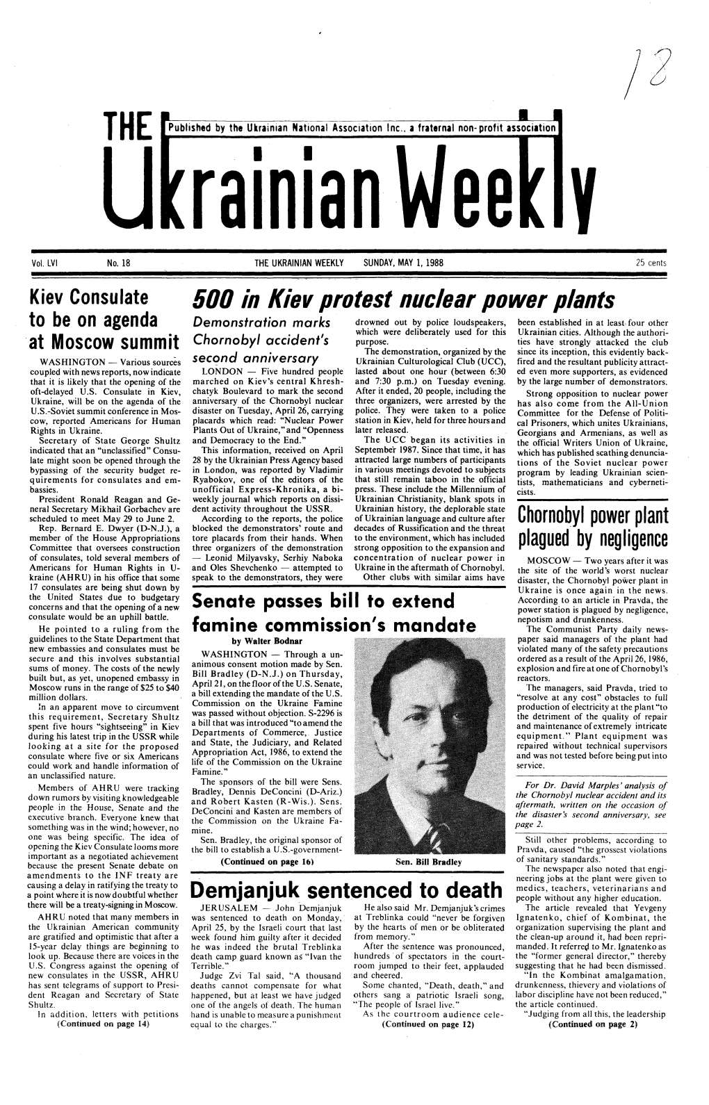 The Ukrainian Weekly 1988, No.18