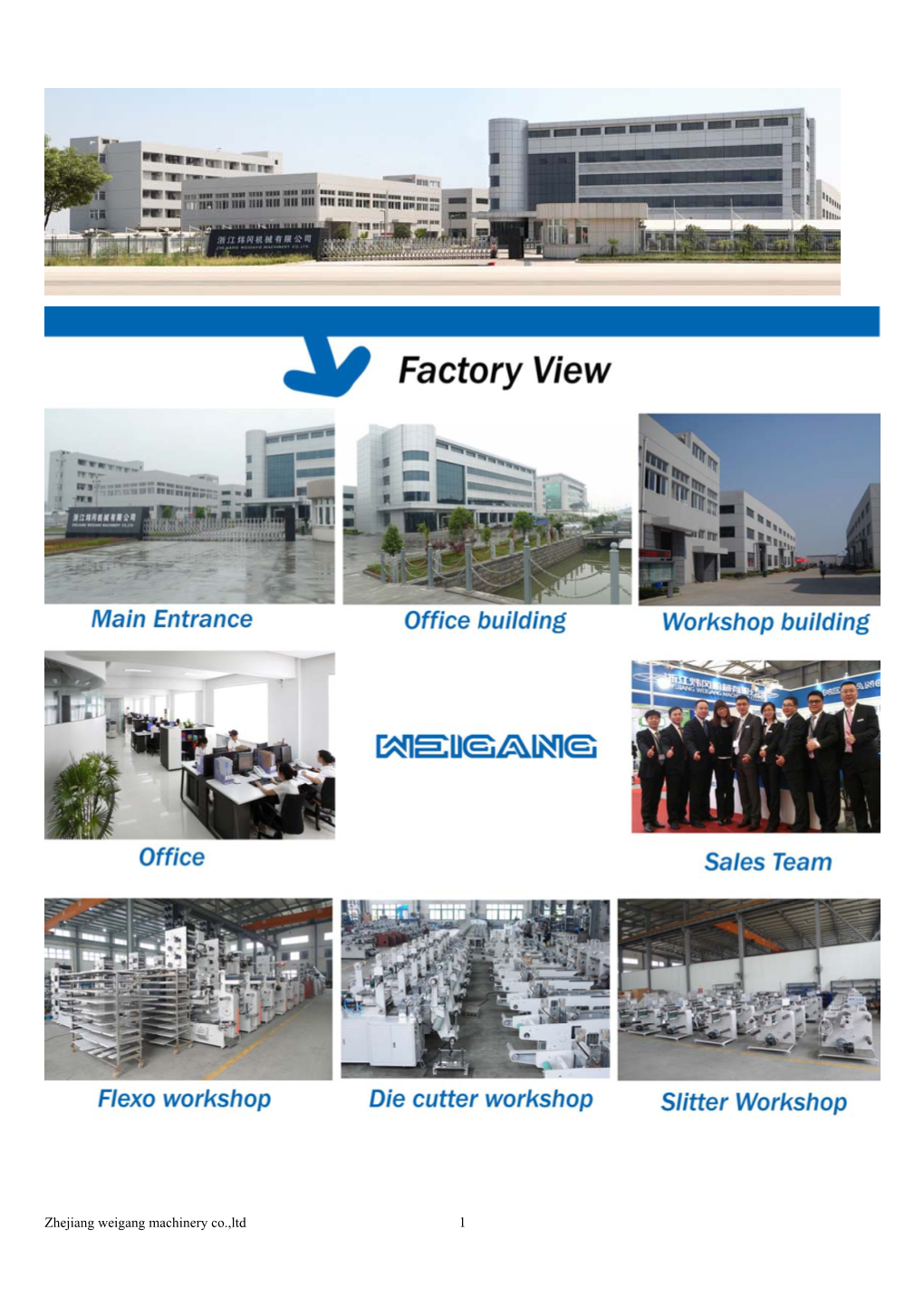 Zhejiang Weigang Machinery Co.,Ltd 1