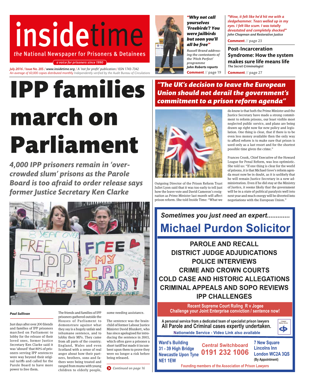 IPP Families March on Parliament