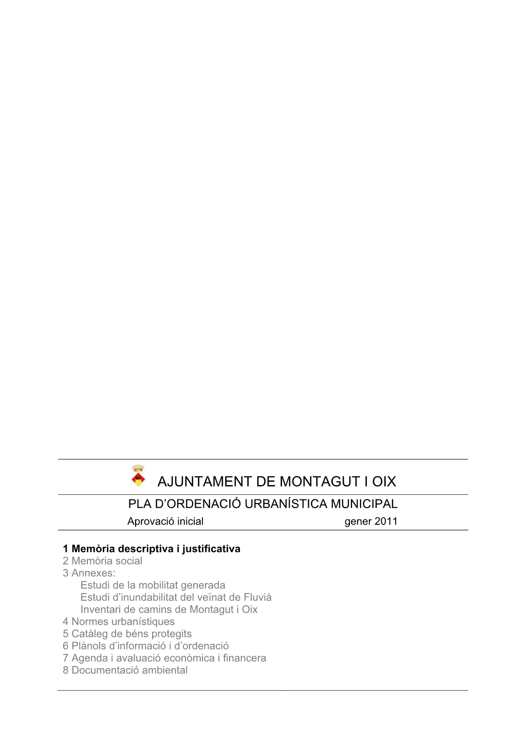Web Oficial De L'ajuntament De Montagut I