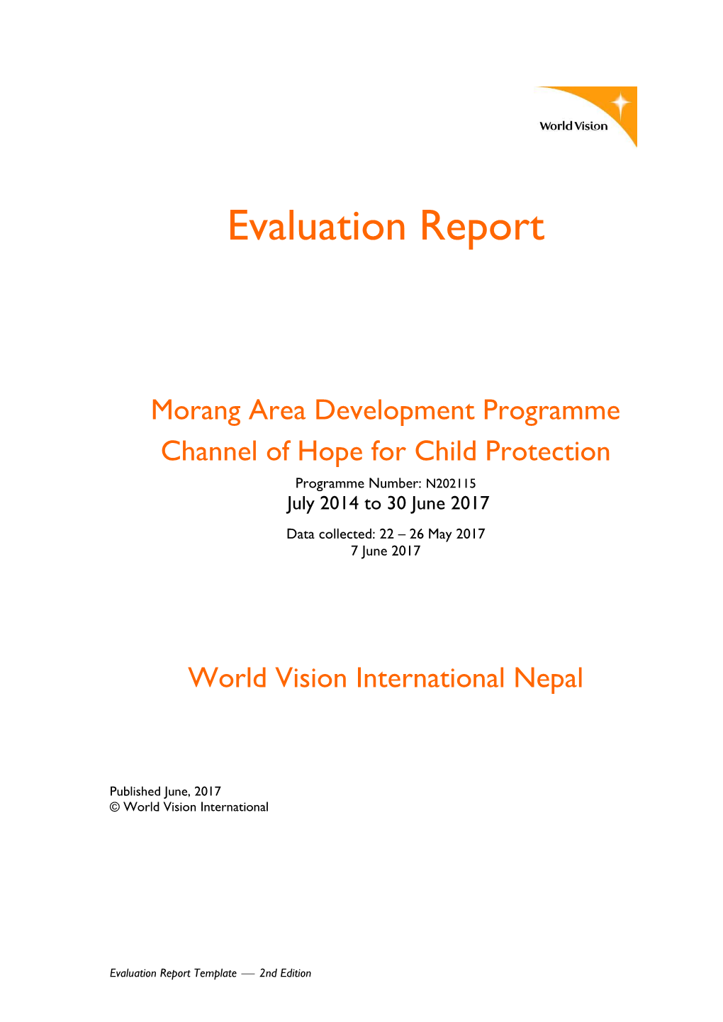 Evaluation Report