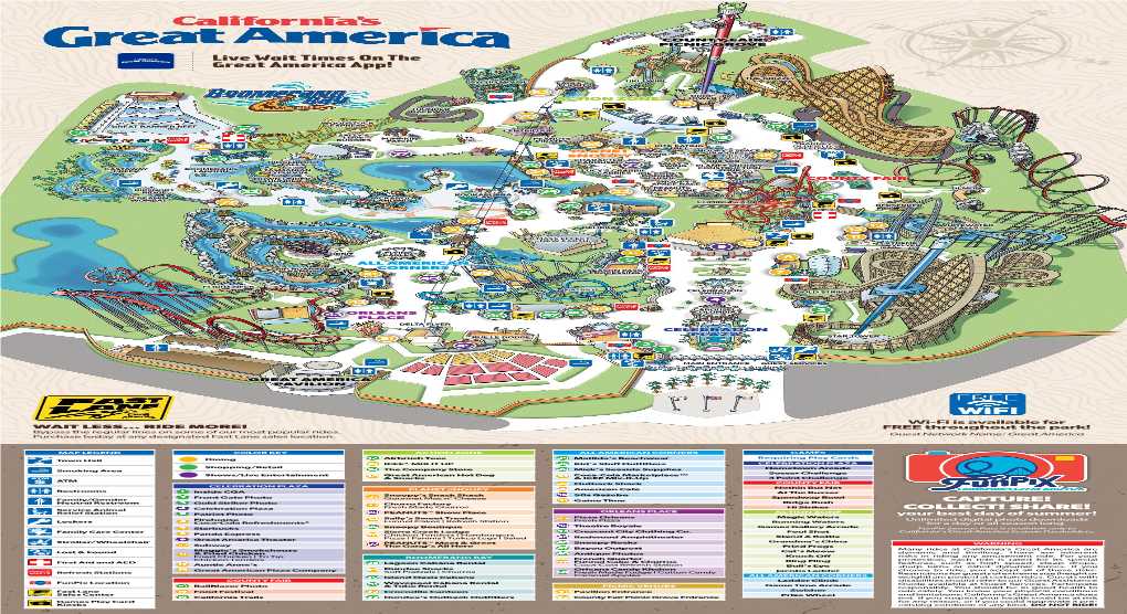 Live Wait Times on the Great America App!