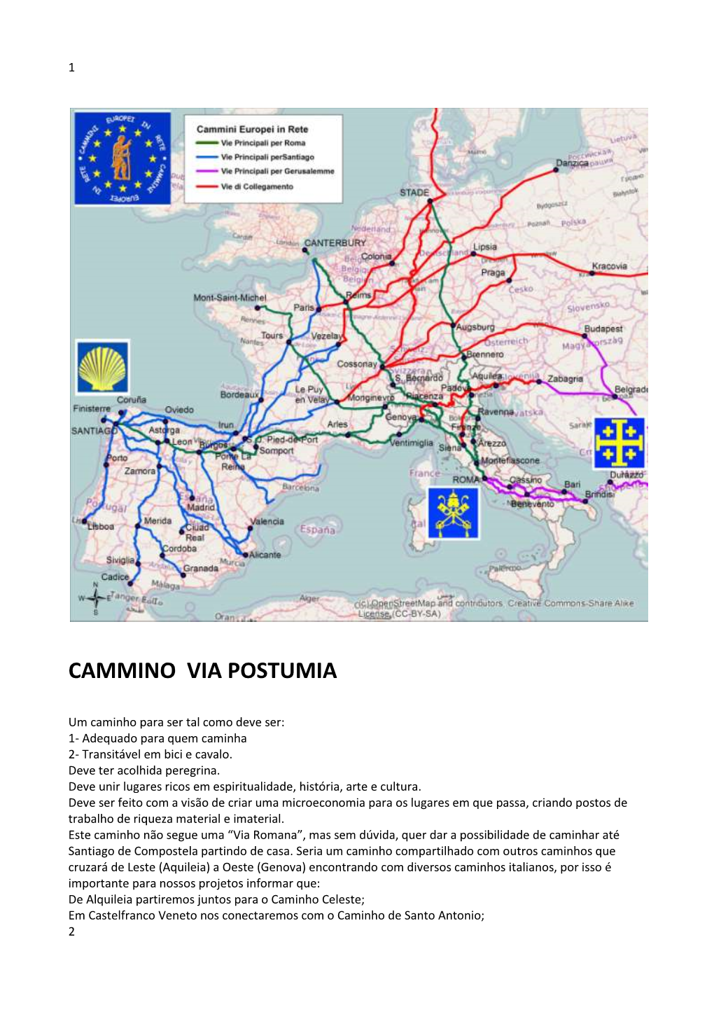 Cammino Via Postumia