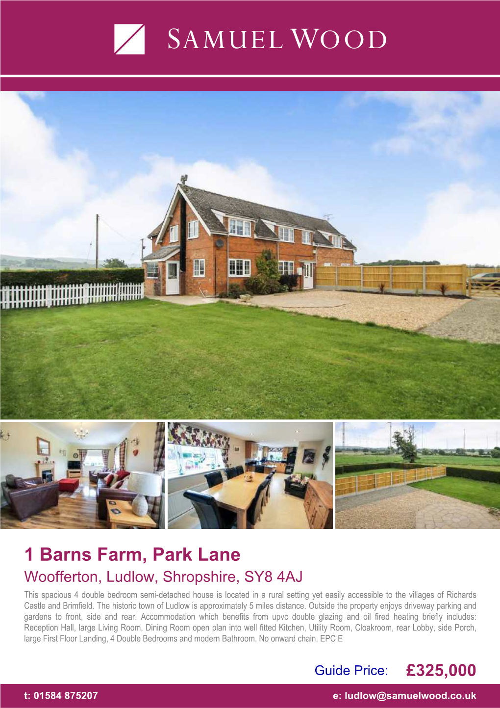 1 Barns Farm, Park Lane