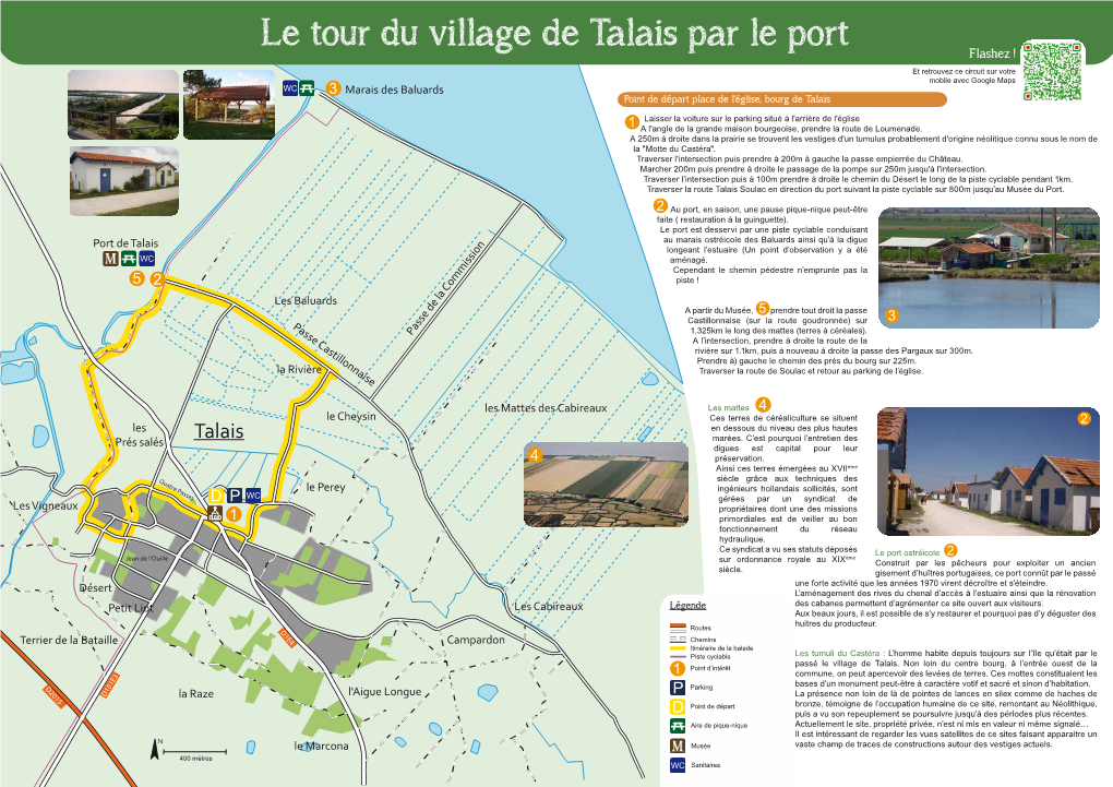 Le Tour Du Village De Talais Par Le Port Flashez !