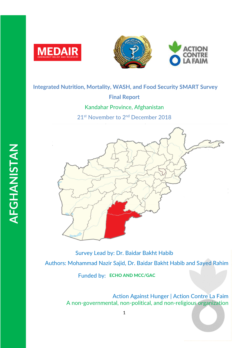 Kandahar SMART Survey Final Report Dec2018