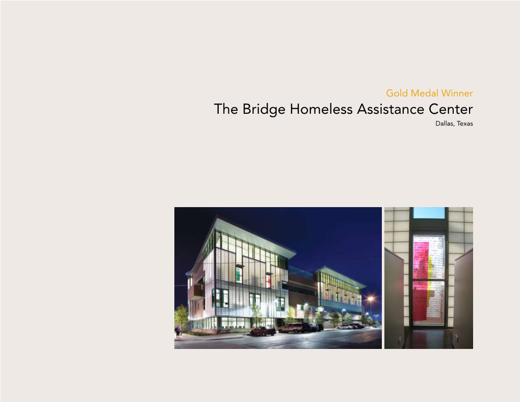 The Bridge Homeless Assistance Center Dallas, Texas