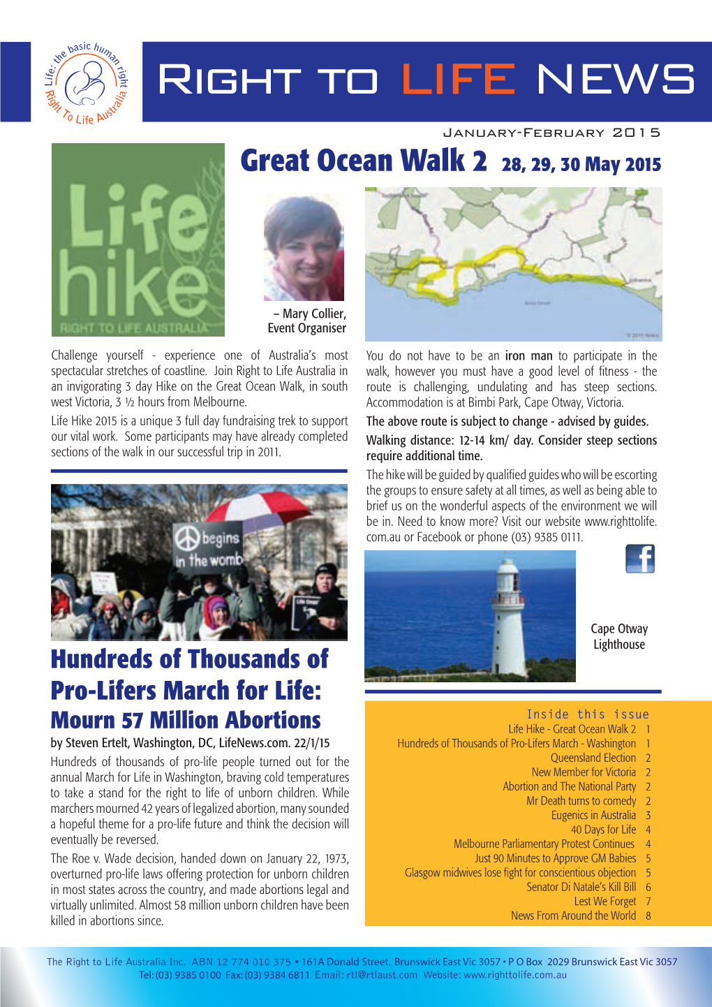 Great Ocean Walk 2 28, 29, 30 May 2015