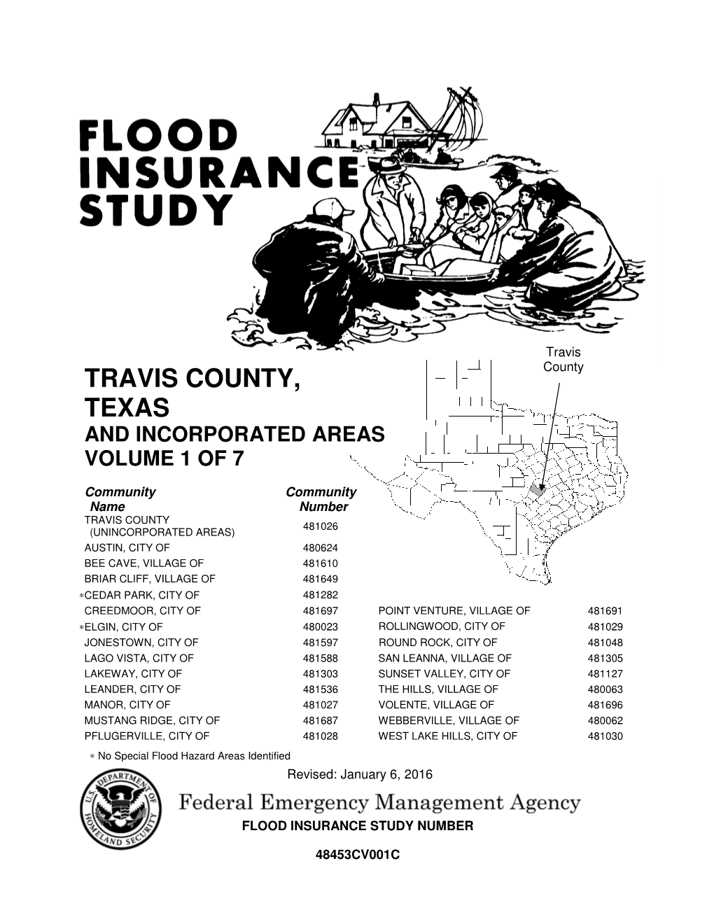Travis County, Texas and Incorporated Areas