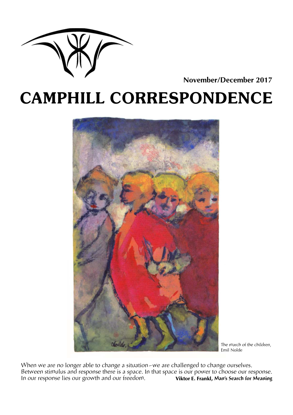 Camphill Correspondence November/December 2017