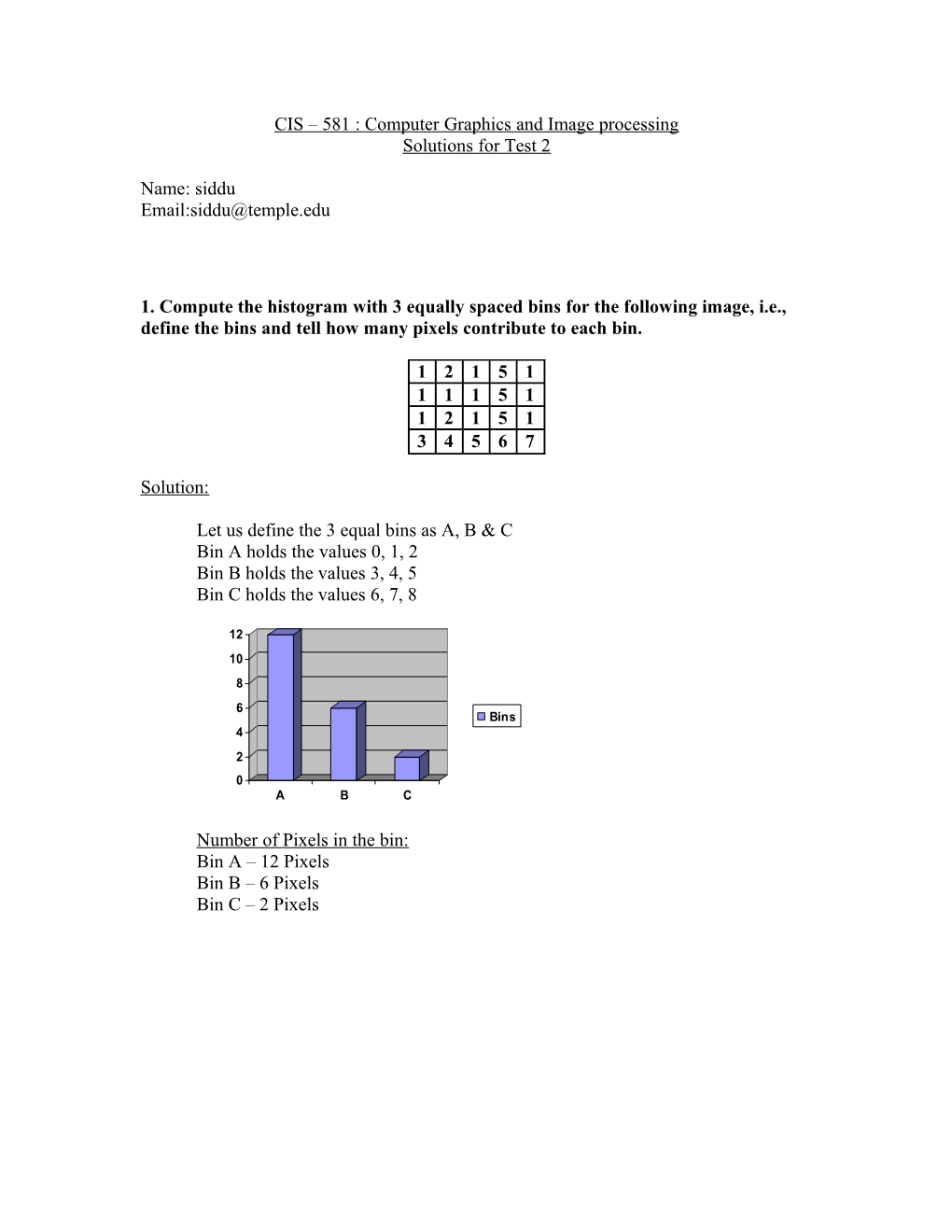 CIS 581 : Computer Graphics and Image Processing