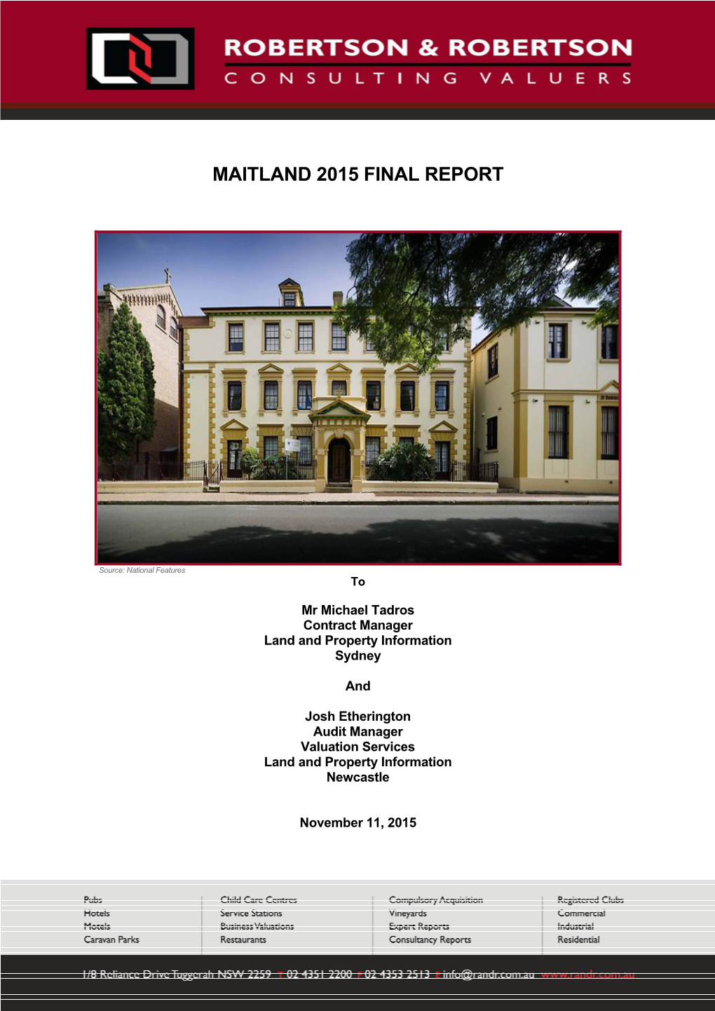 Maitland 2015 Final Report