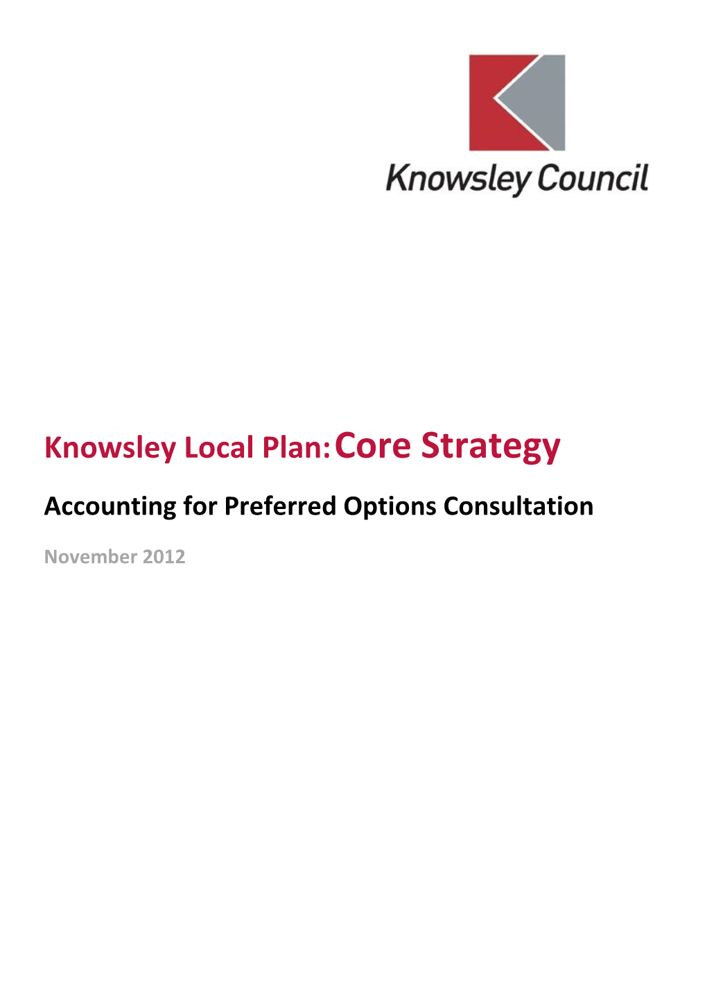 Accounting for Preferred Options Consultation