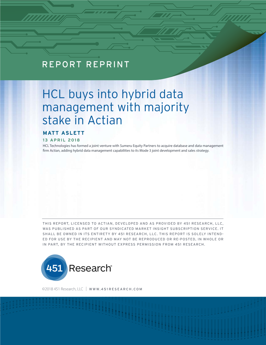 HCL Buys Into Hybrid Data Management with Majority