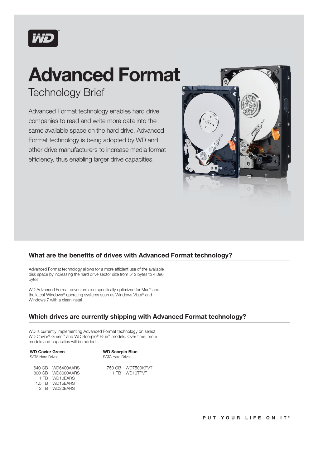 Advanced Format Technology Brief