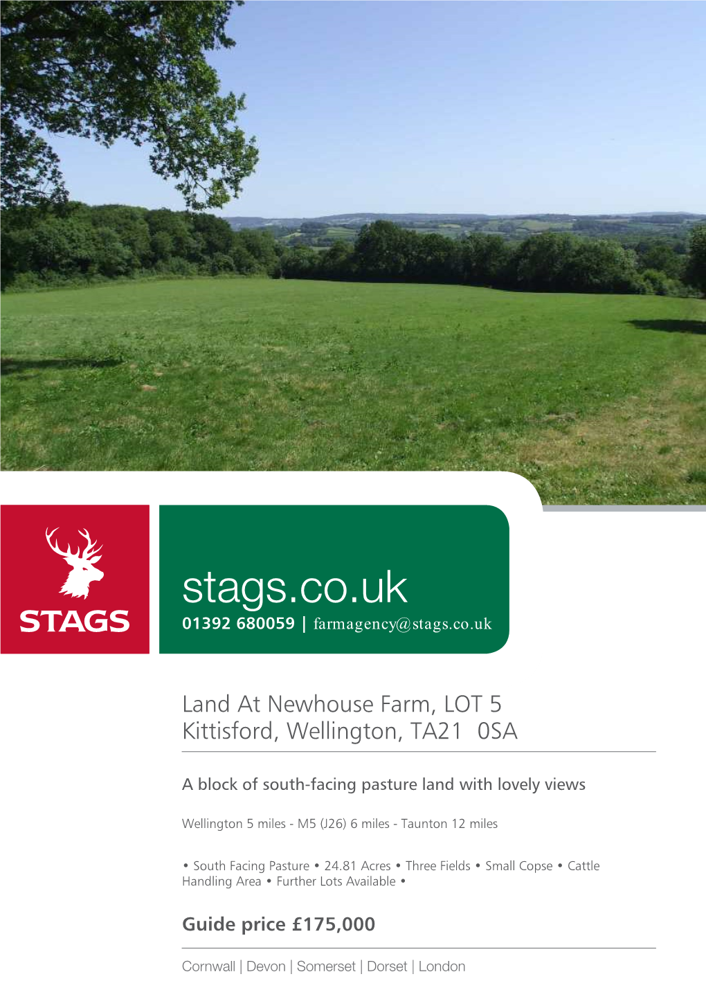 Land at Newhouse Farm, LOT 5 Kittisford, Wellington, TA21 0SA